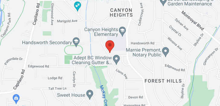 map of 4476 LIONS AVENUE